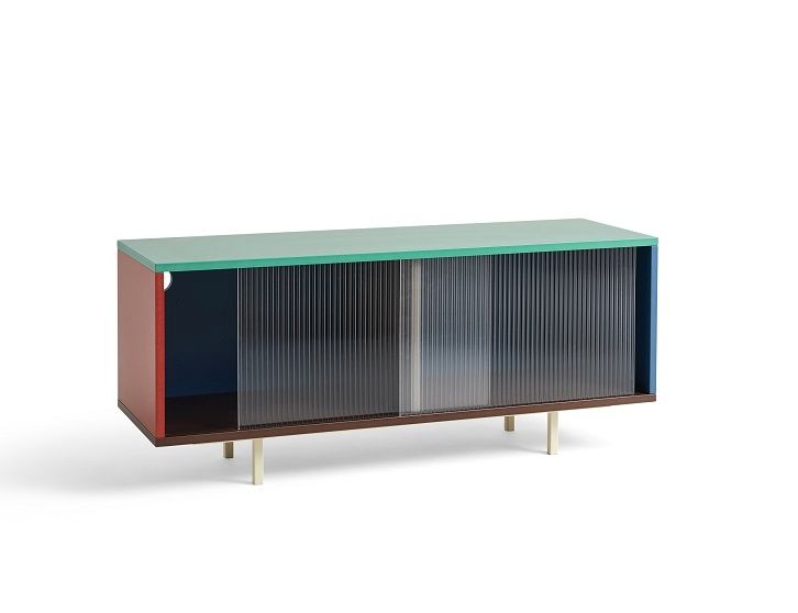 Colour Cabinet M Sideboard Hay Glass Doors Multi Floor