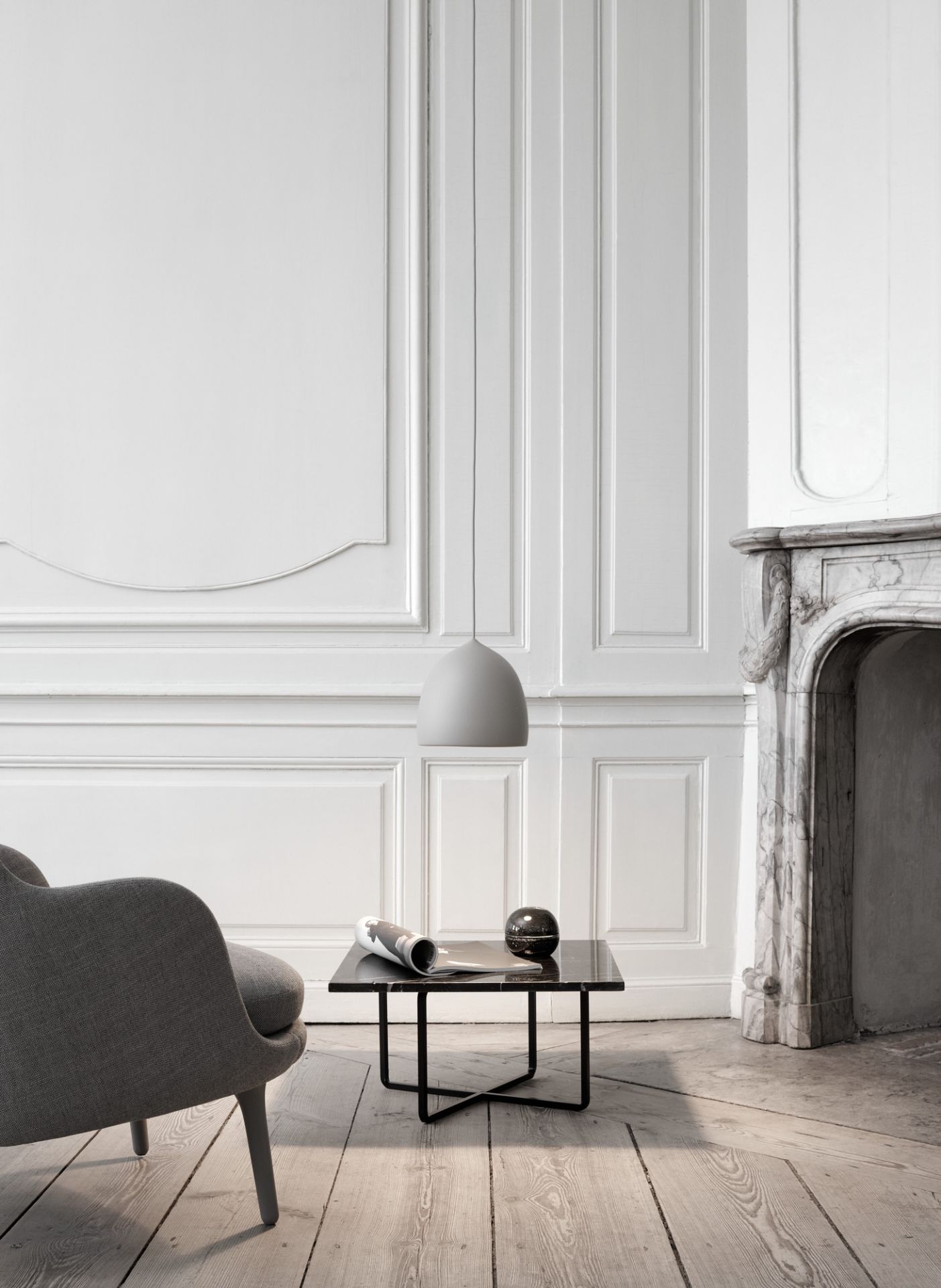 Suspence P1 Pendelleuchte Fritz Hansen Weiß
