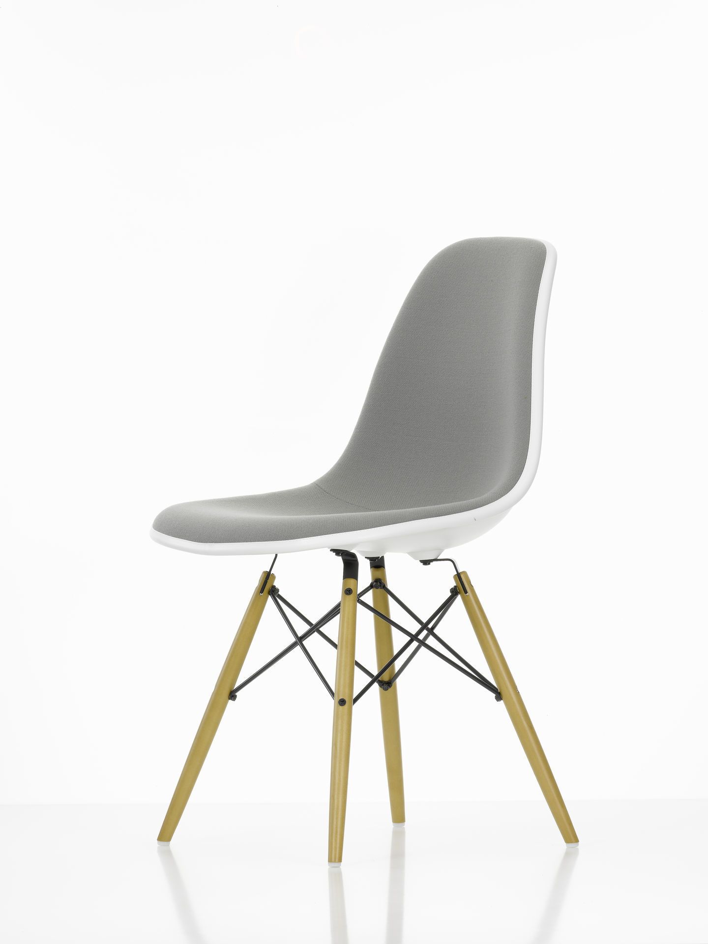 Eames Plastic Side Chair DSW Stuhl Vollpolster Vitra
