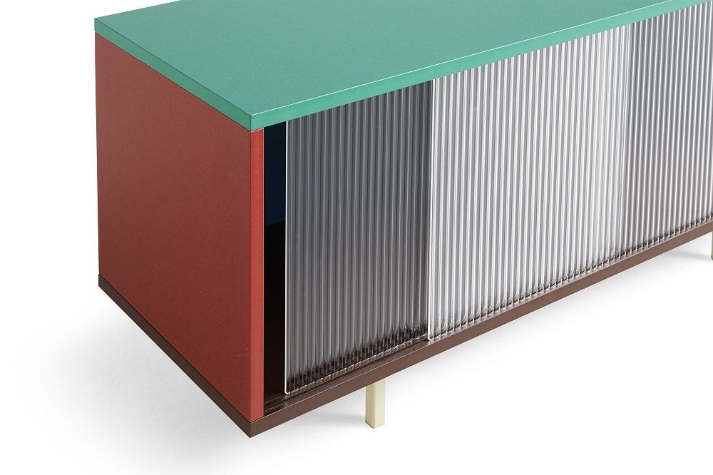 Colour Cabinet M Sideboard Hay Glass Doors Multi Floor