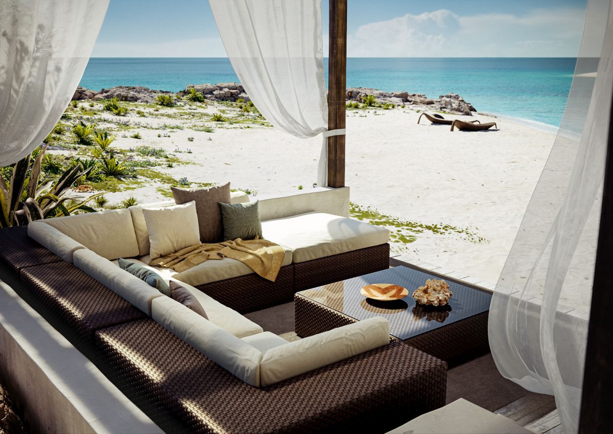 Lounge Daybed inkl. Polster Dedon