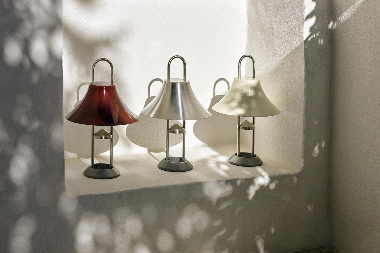 Mousqueton Portable Lamp Akkuleuchte / Tischleuchte Hay