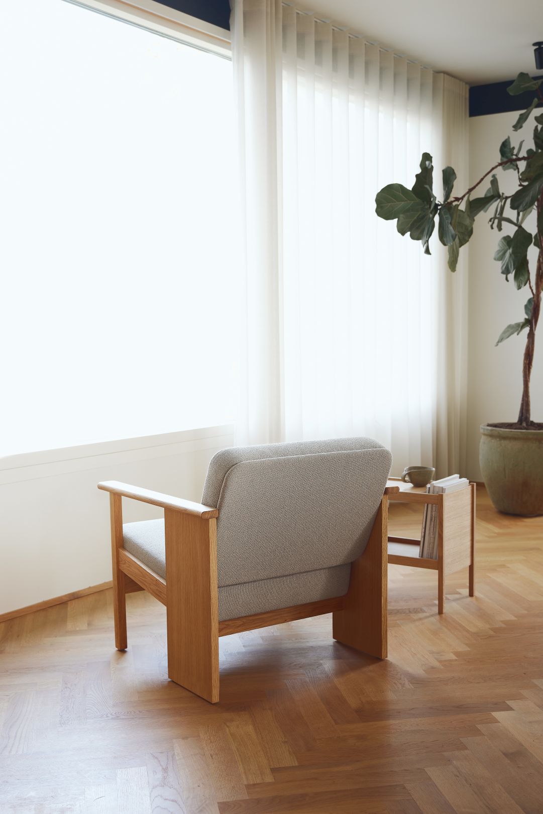 Block Lounge Chair Sessel Bezug Hallingdal Form & Refine