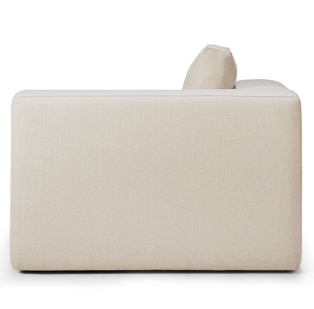 Mellow Sofa Off White Eco Stoff - linke Armlehne Ethnicraft