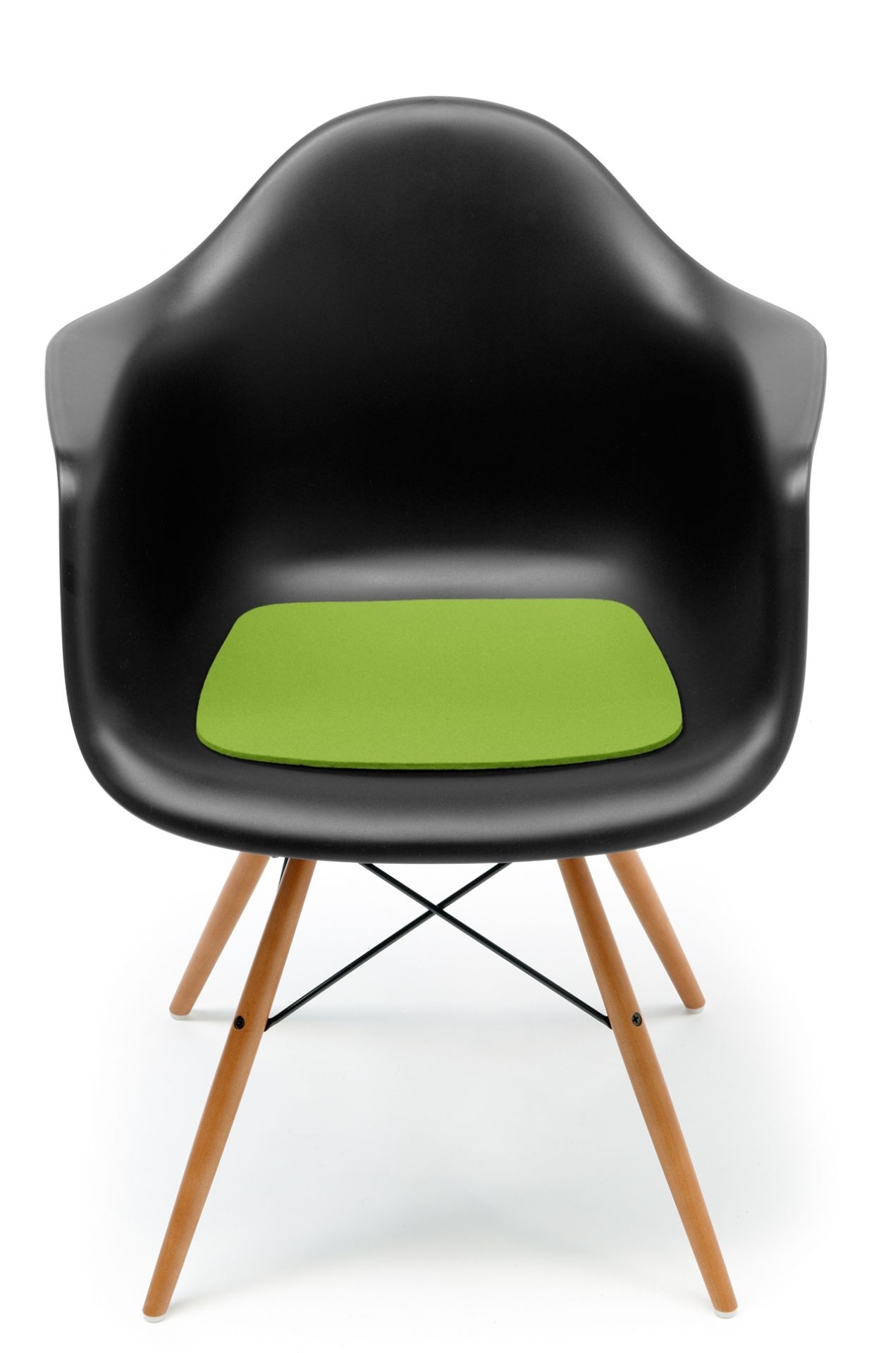Sitzauflage-Filzauflage Eames Plastic Arm Chairs DAR / RAR / DAW  Maigrün Hey Sign