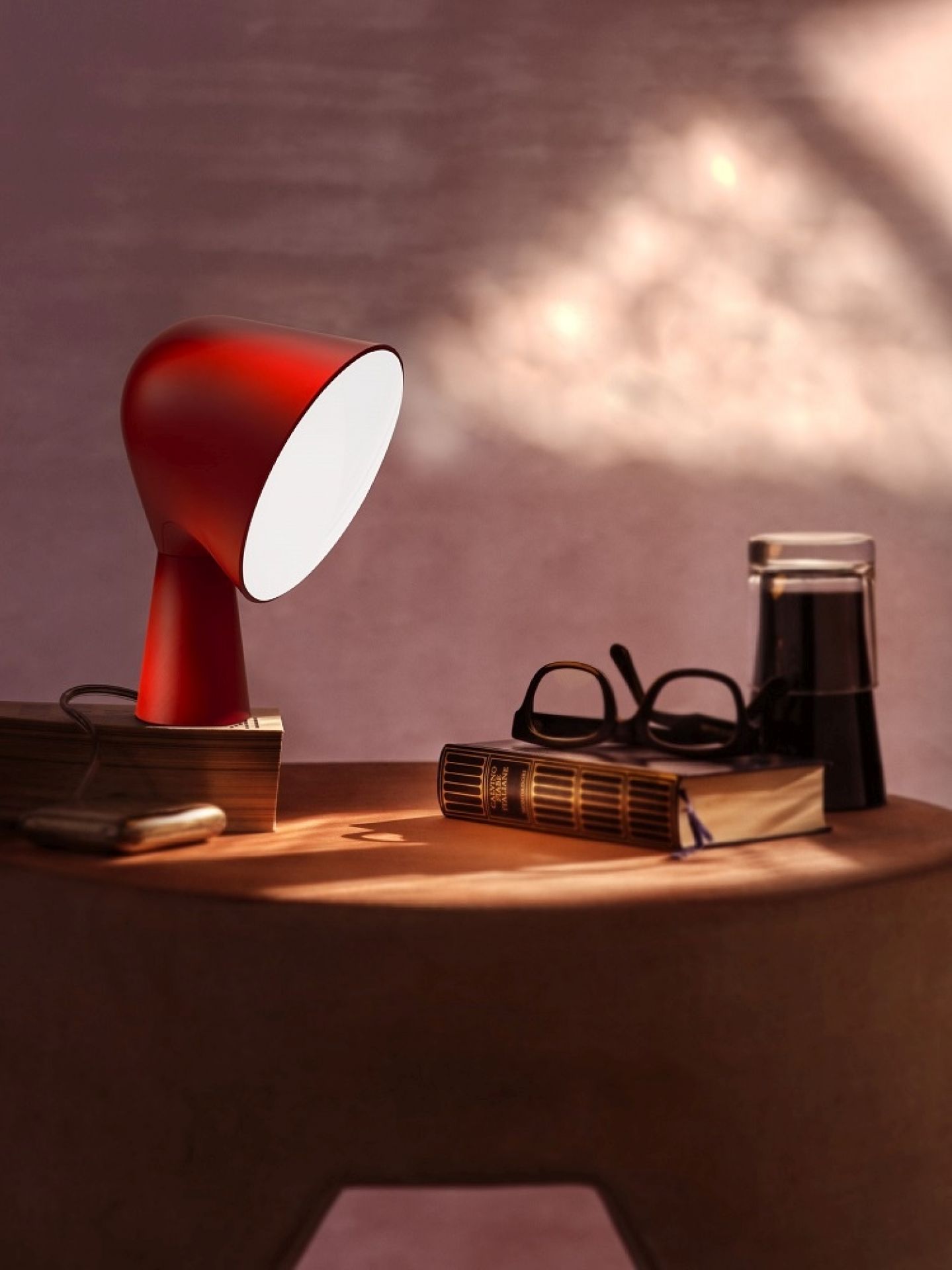 Binic Tischleuchte Rot Sonderedition Foscarini