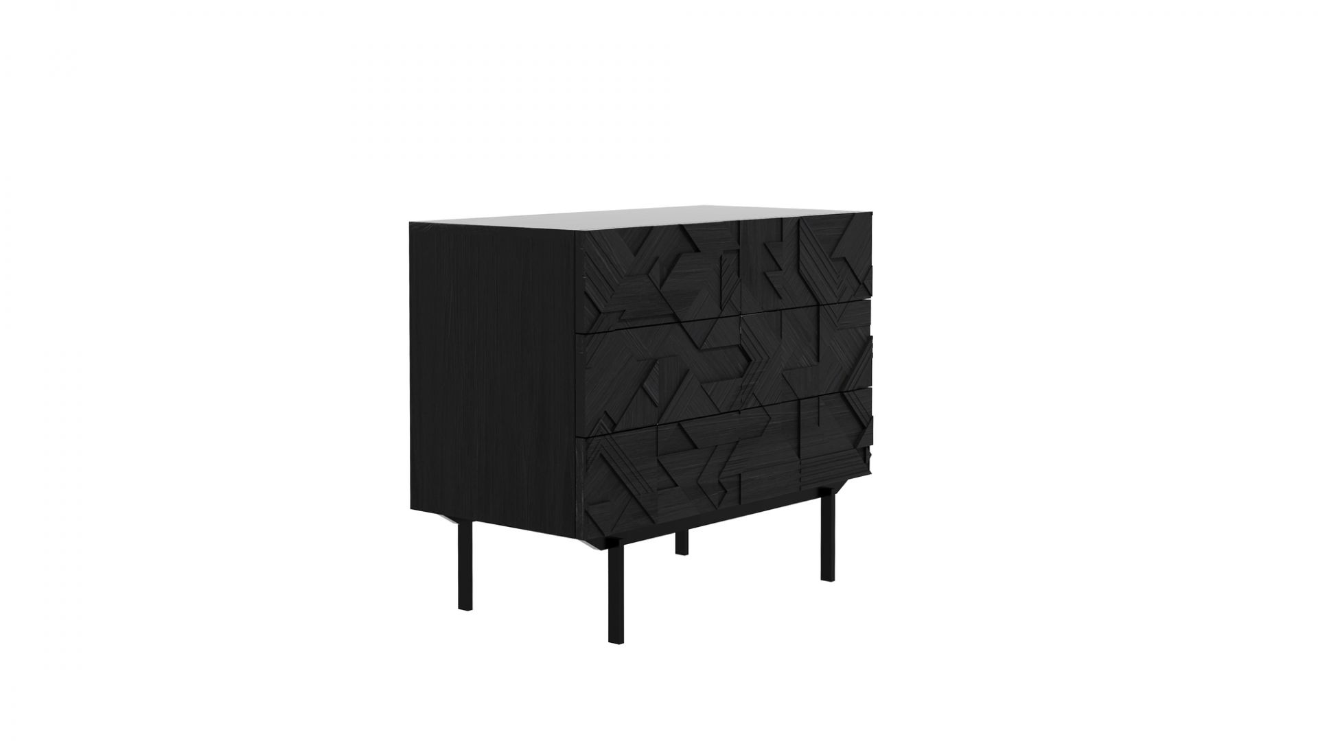 Graphic Kommode mit 3 Schubladen Ethnicraft