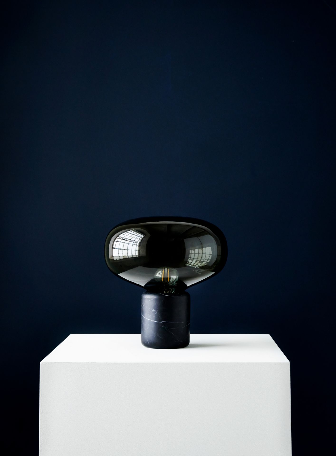 Karl-Johan Table lamp Tischleuchte New Works eiche/opal glas