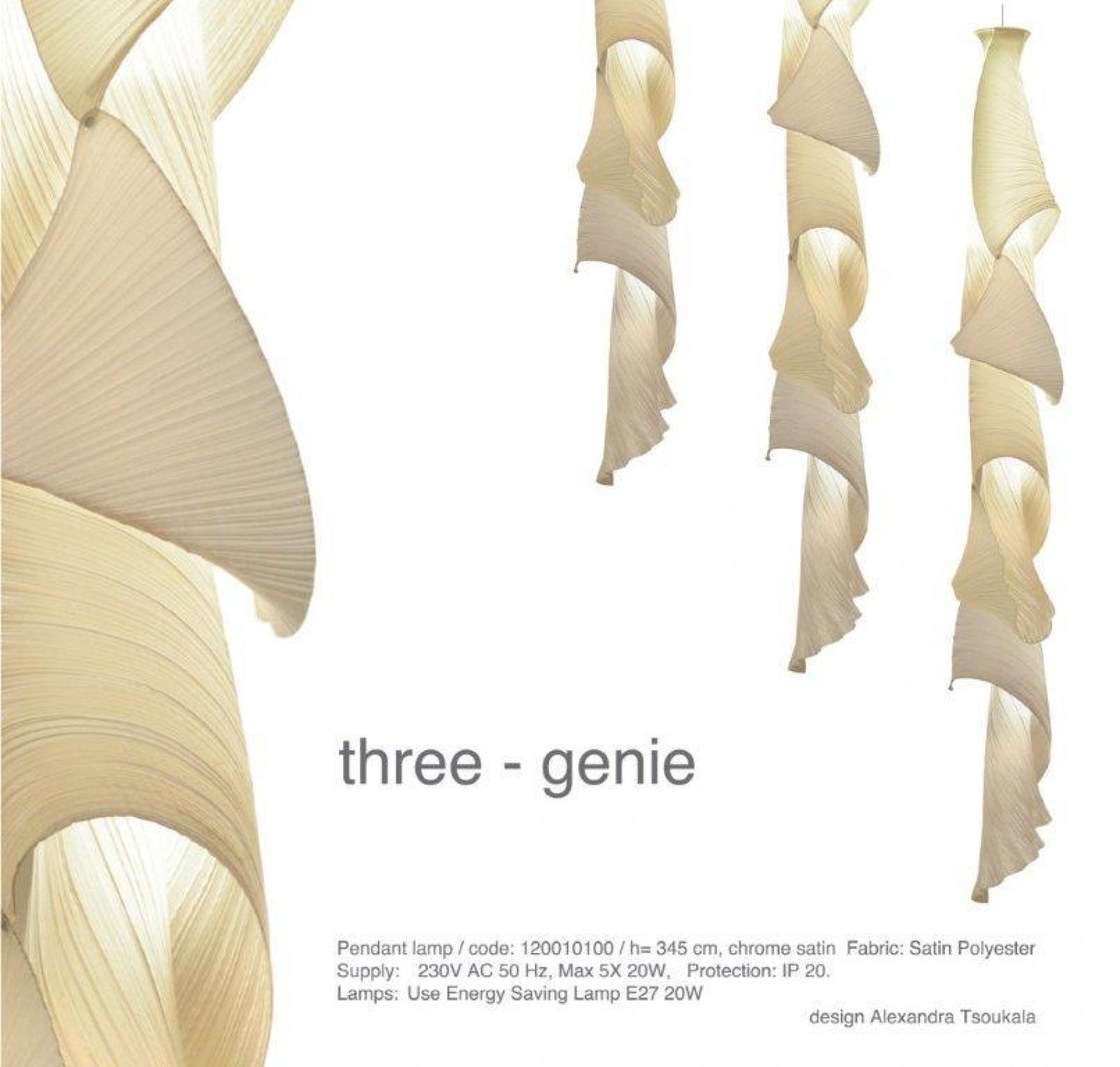 Three Genie Pendelleuchte Alexandra Tsoukala