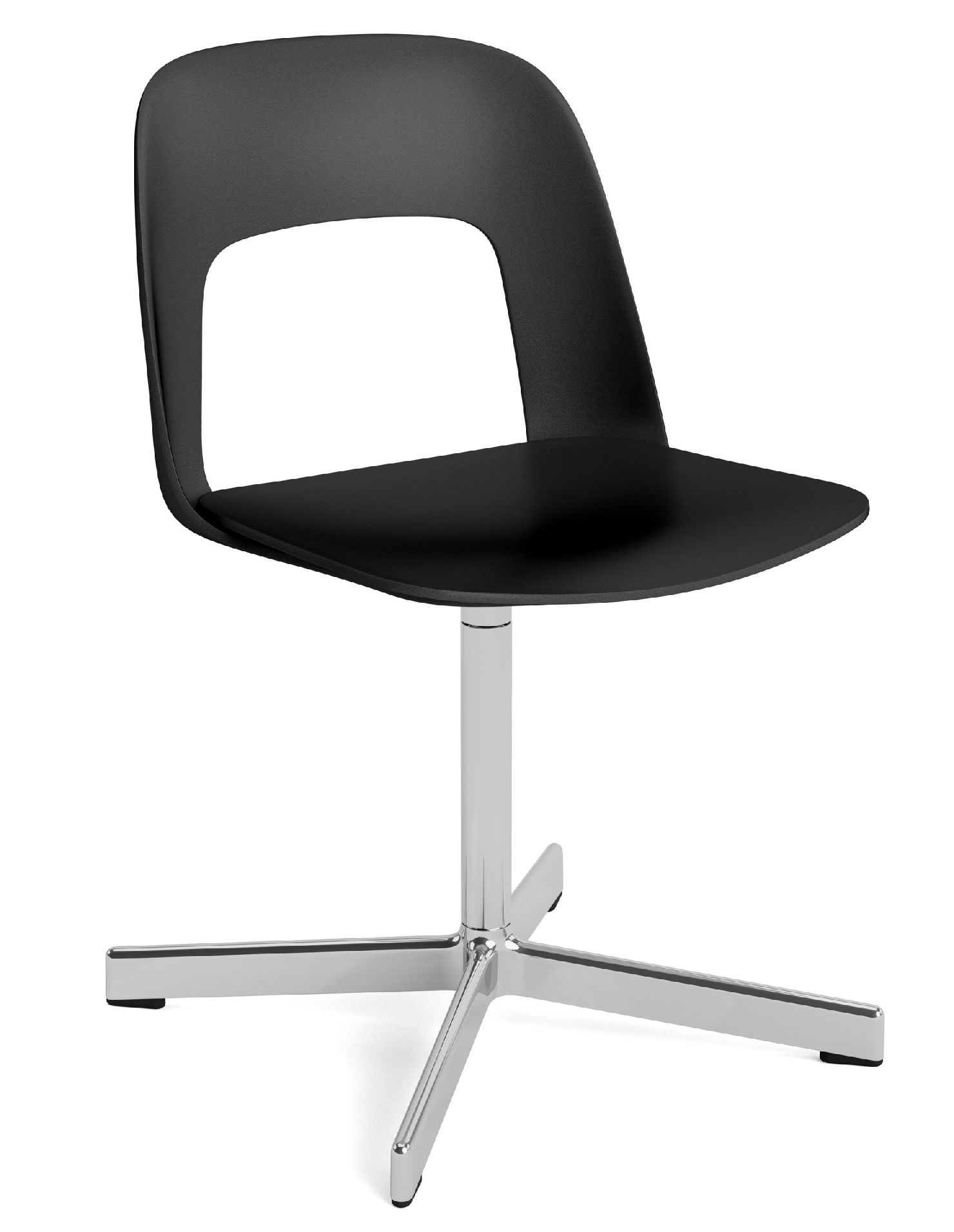 Layout Side Chair 131 4-Stern Drehfuß Stuhl Hay