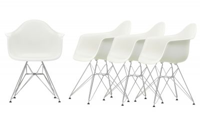 Aktion Eames Plastic Arm Chair DAR Stuhl 4-er Set Vitra