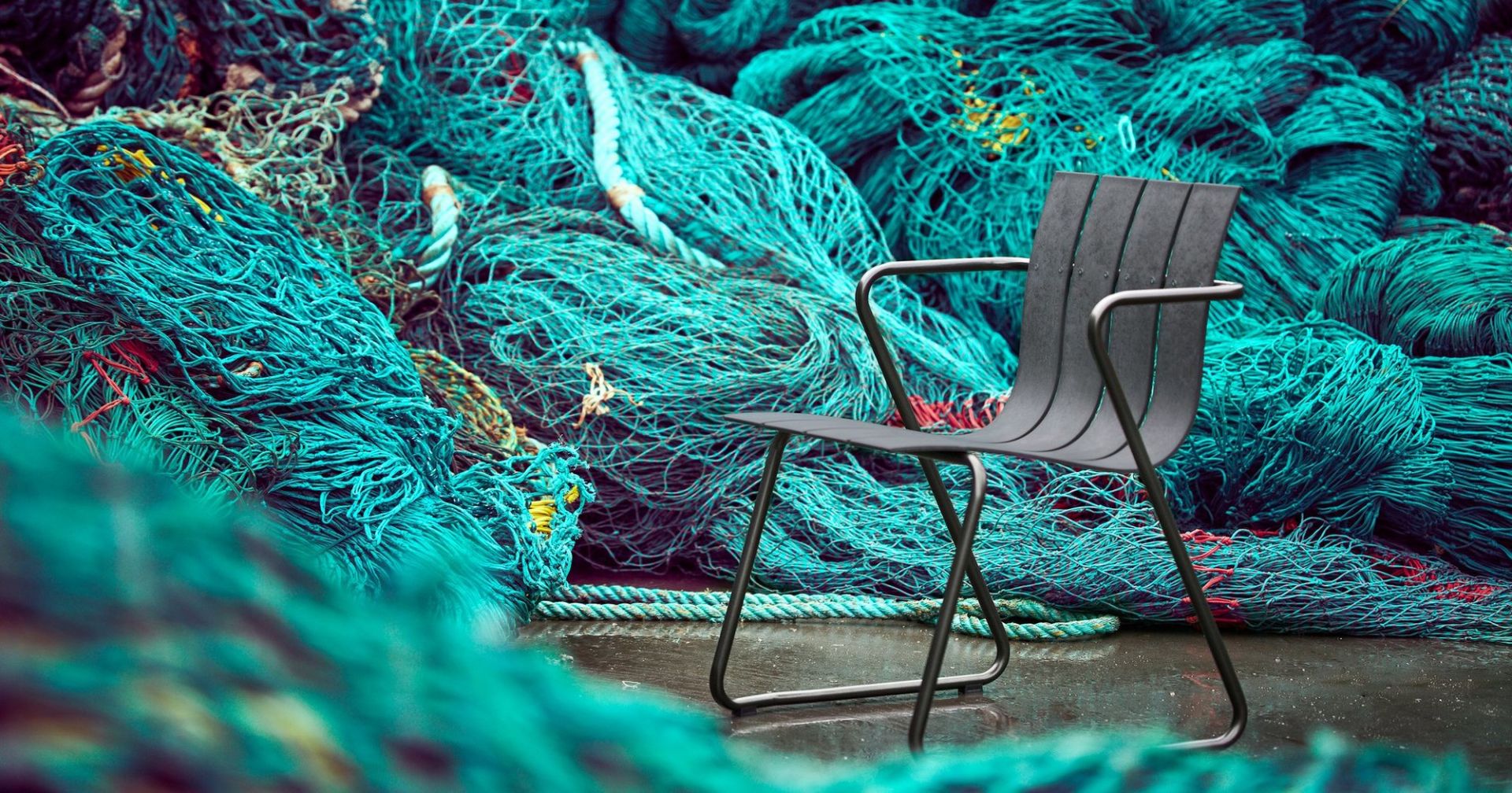 Ocean Chair Outdoor Stuhl Mater Schwarz