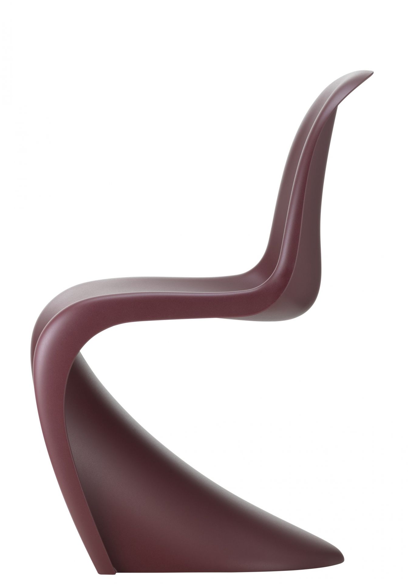 Panton Chair Kunststoff Stuhl Vitra Bordeaux NEUE HÖHE