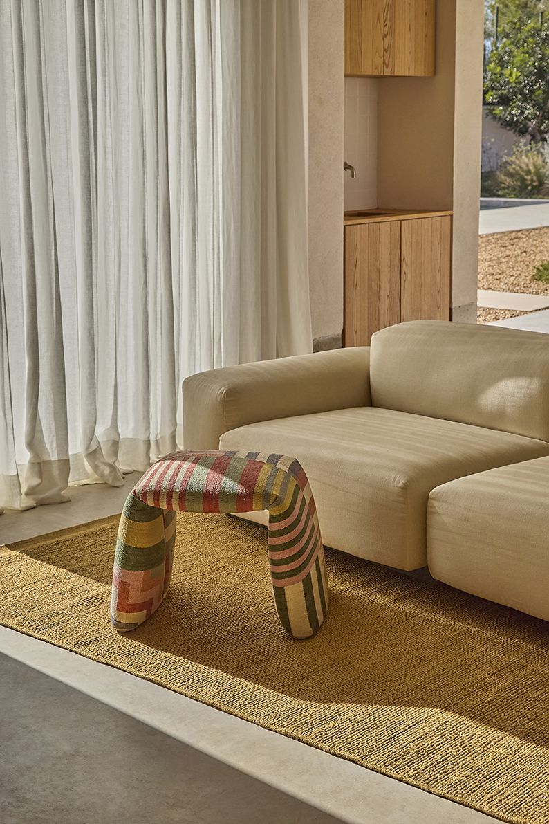 Folded Pattern Bench Bank Nanimarquina 