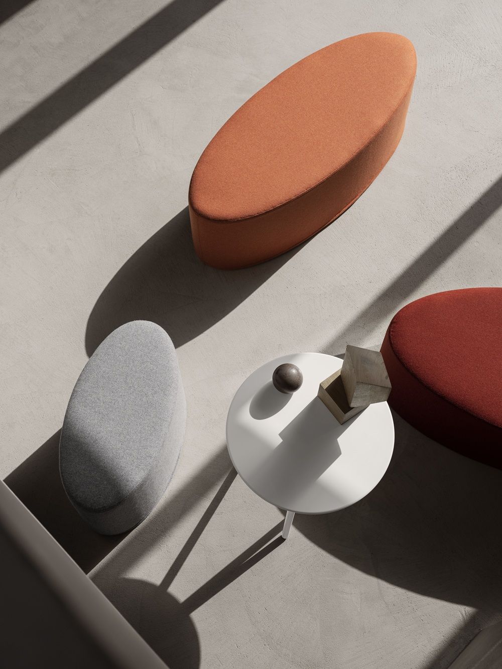 Bon Bon Pouf Hocker mittel Softline