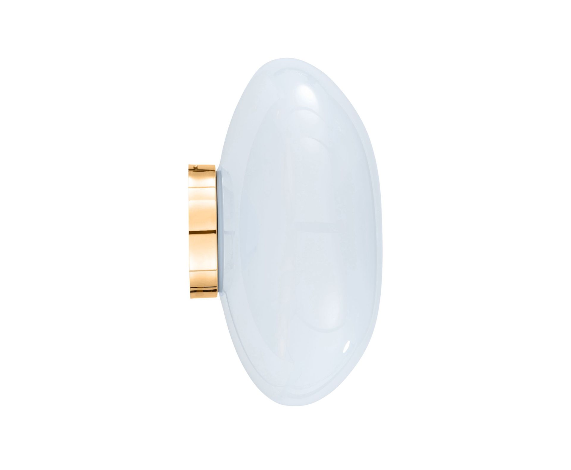 Melt Surface LED-Wandleuchte Opal - Gold Tom Dixon
