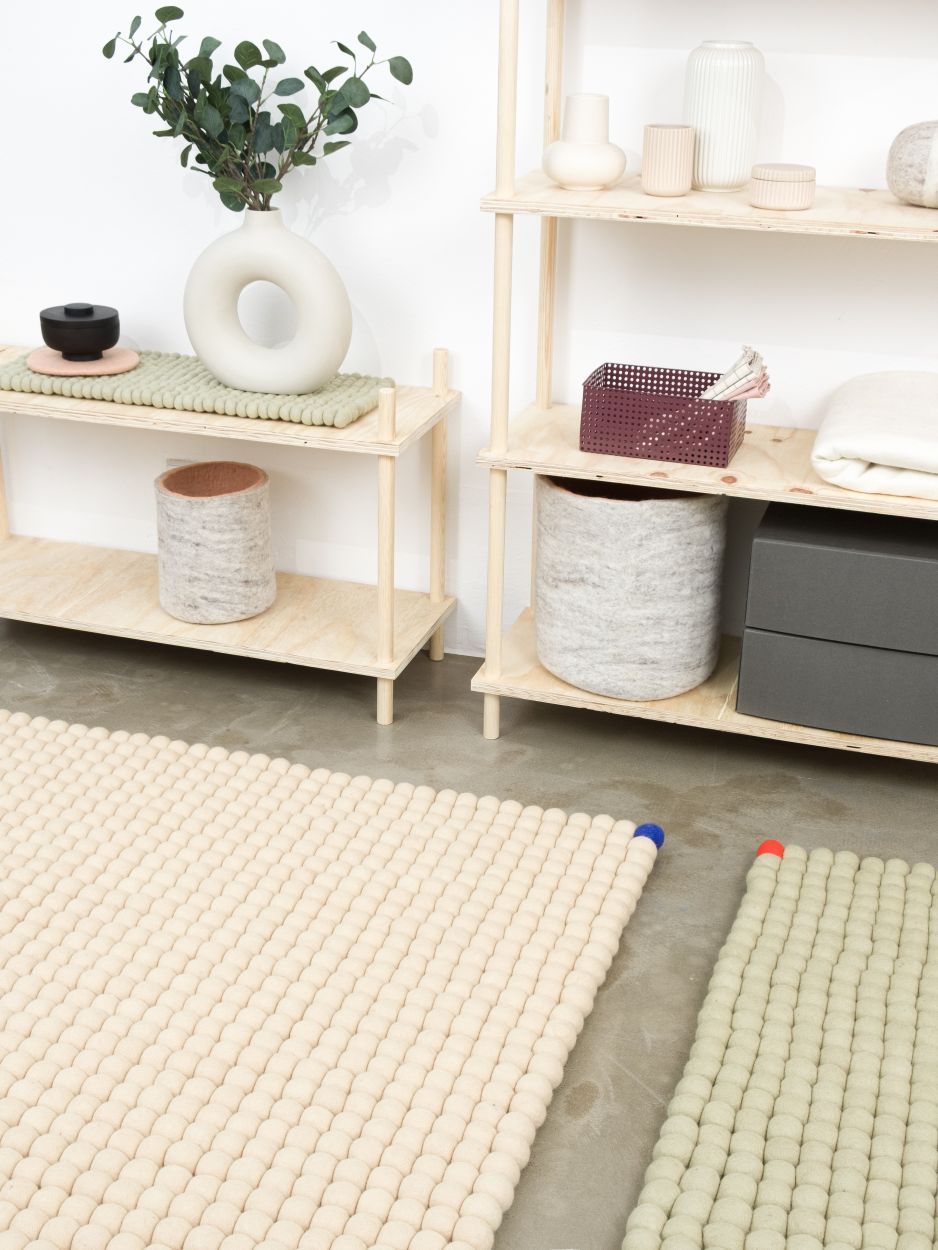 Big One Rechteckig Filzteppich 200 x 300 cm myfelt Beige