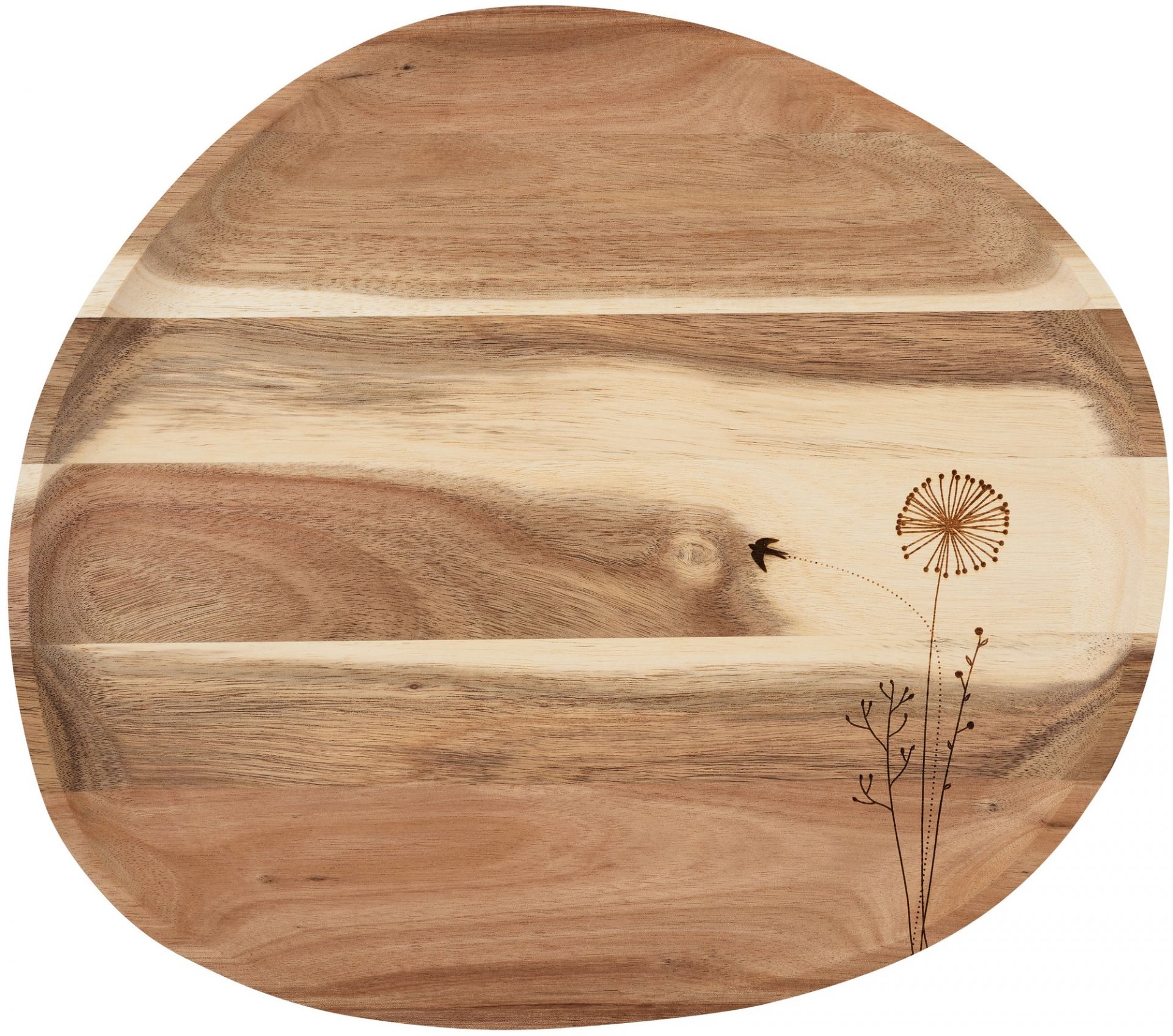 Wunderland Flora & Fauna Holztablett Räder EINZELSTÜCK