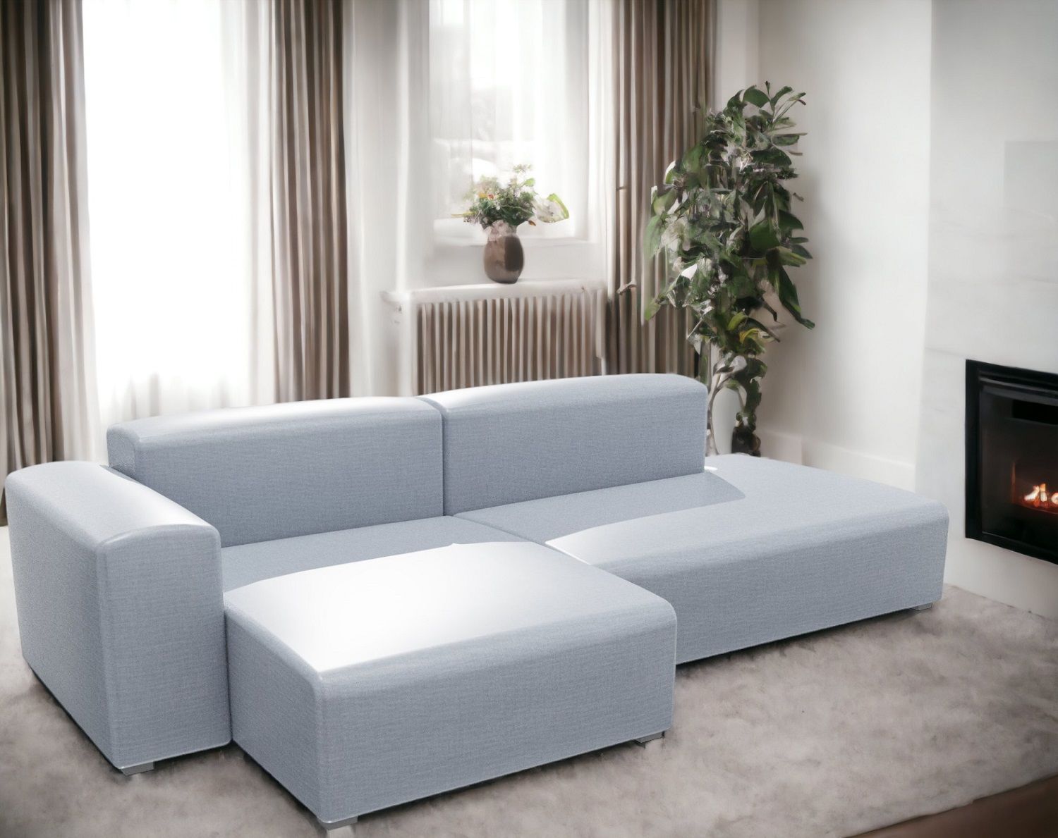 Mags Soft Sofa Low Armrest 2 1/2-Sitzer Combination 3 Hay 