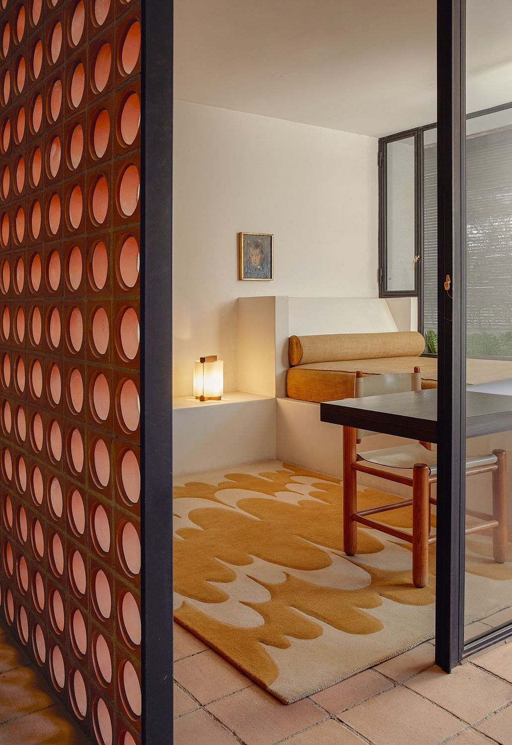 Lucia Eames Echo Teppich Ochre Nanimarquina