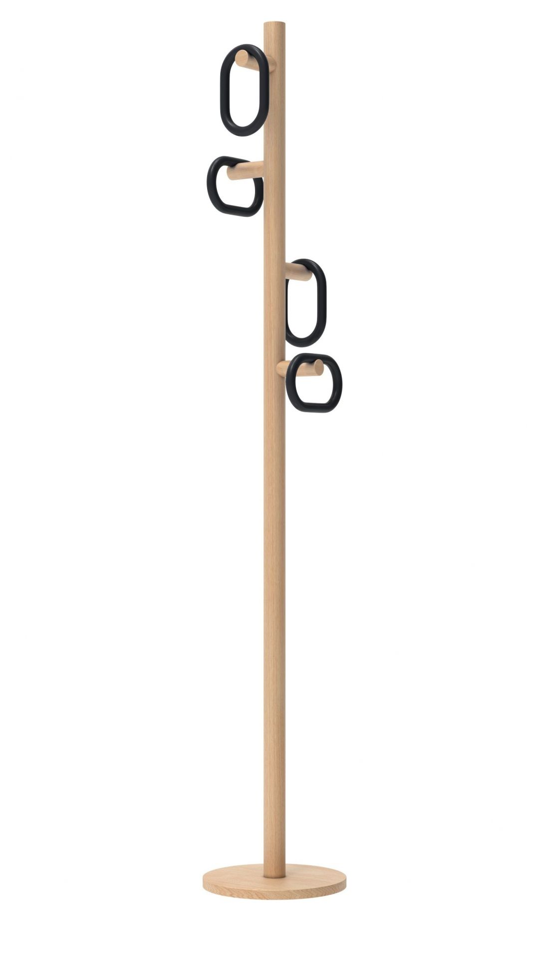 Fernand Coat Stand Kleiderständer Hartô Eiche / Schwarz