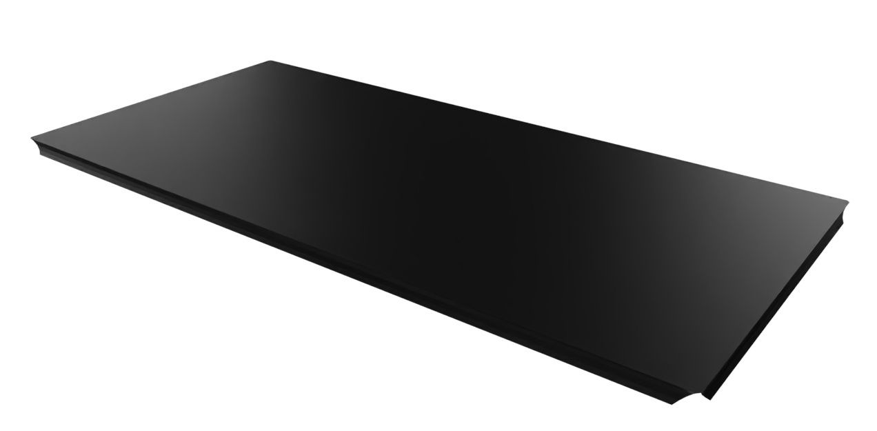 USM Haller Verkleidungselement Metall Ersatzteil schwarz 75 x 35 cm