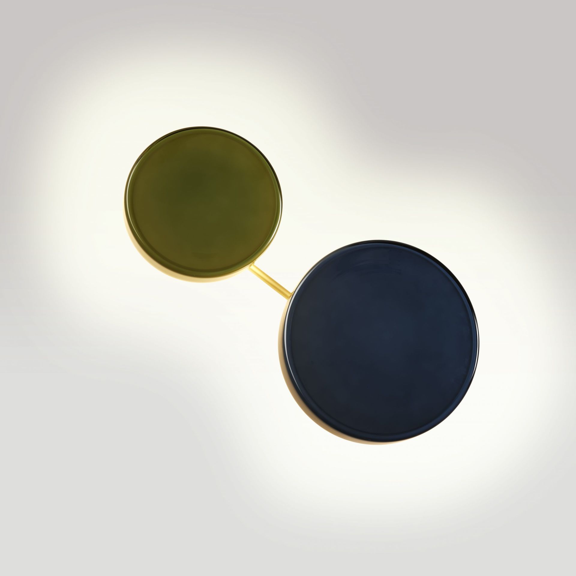 Caramel 22 Wandleuchte Blau - Triac Ø22cm Marset