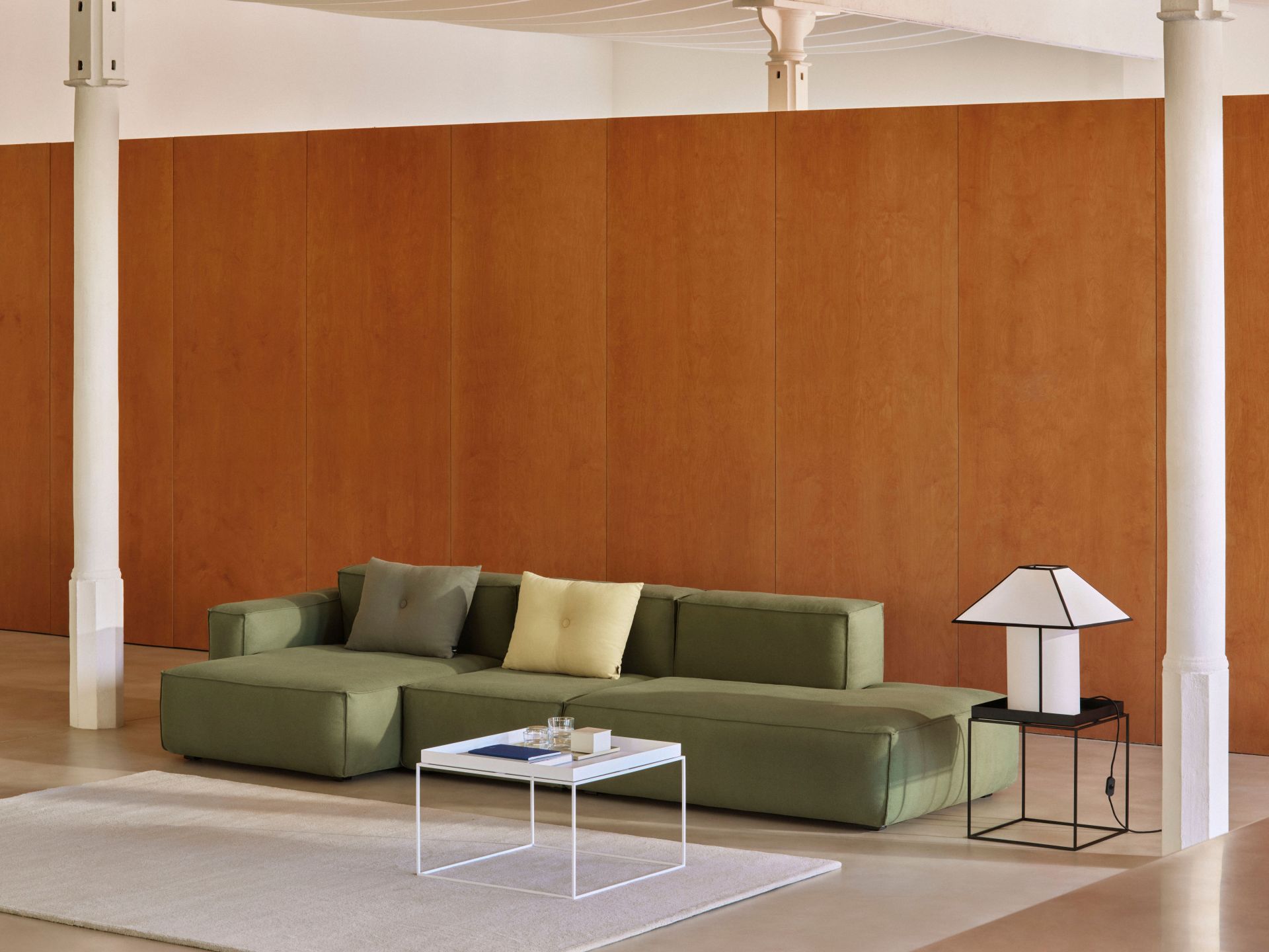 Mags S1965 Wide Right Sofa Modul mit abziehbaren Bezug Hay