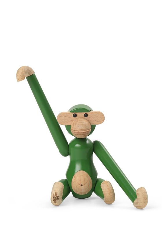 Affe Mini farbig Kay Bojesen Vintage Grün