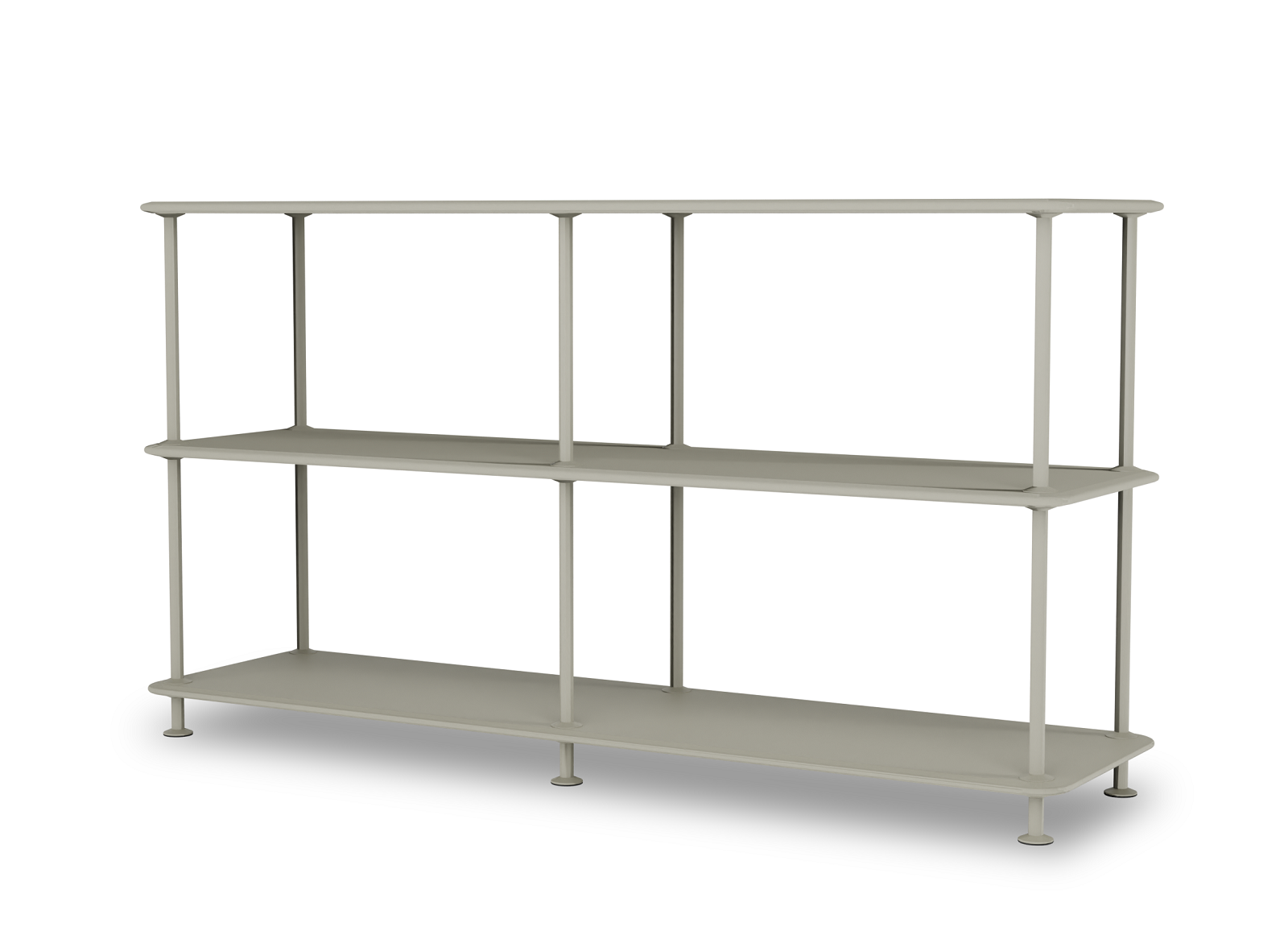 Montana Free Regal B 138,4 x H 75,8 cm QUICK SHIP Montana Free Regal mit zwei Regalböden in einer hellen Farbe. Modernes Design.