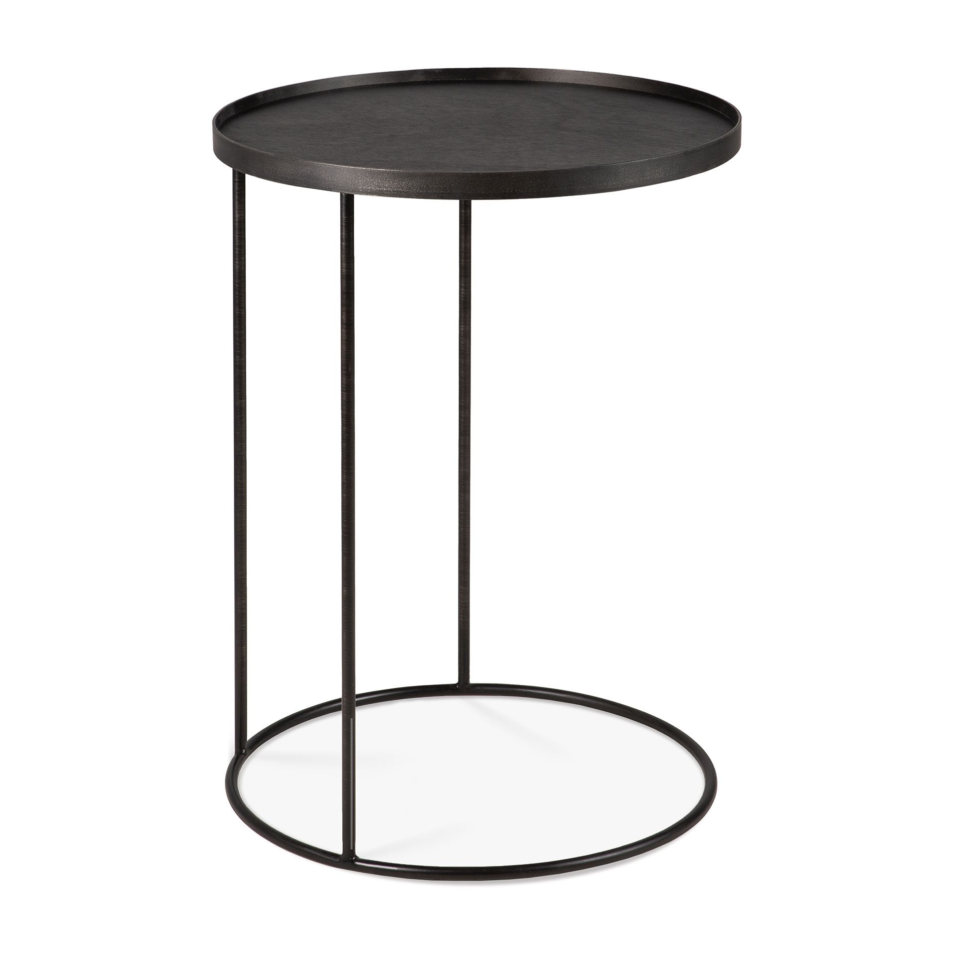 Beistelltisch Holz lackiert Schwarz Ethnicraft