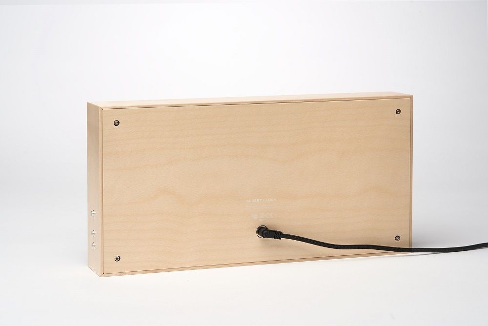Digital clock LED Digitaluhr / Tischuhr / Wanduhr Albert Clock Ahornholz