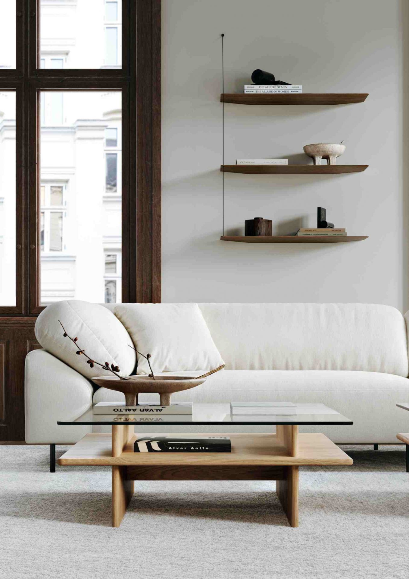 Parallel Coffee Table Couchtisch 90x90 cm Woud