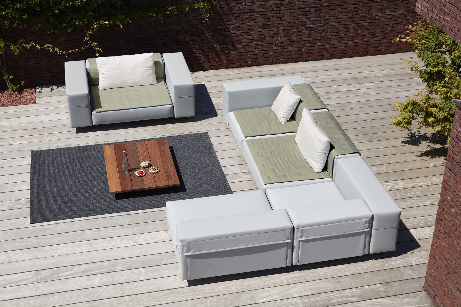 Walrus Outdoor Eckmodul / Sofa Extremis