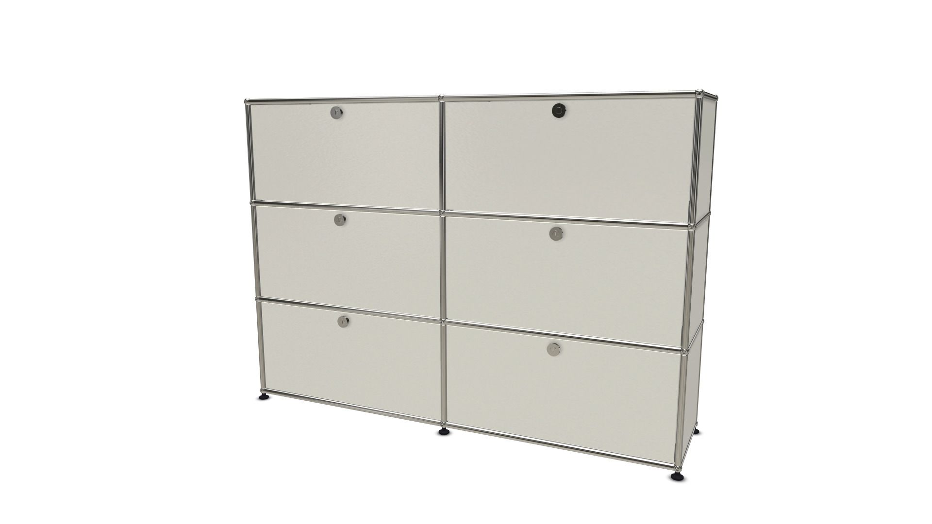 USM Haller Highboard 6 Klappen gelb