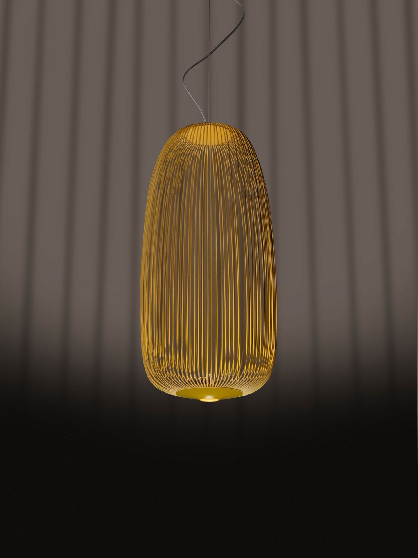 Spokes 1 LED Pendelleuchte Foscarini Weiss