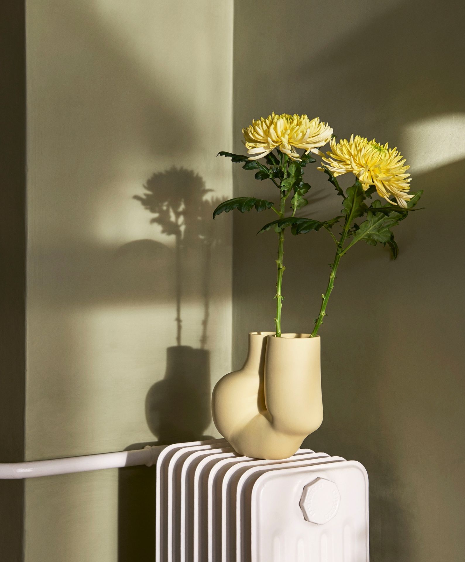 W&S Chubby Vase Hay EINZELSTÜCK