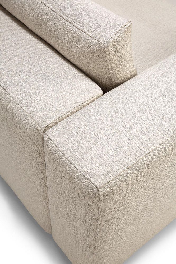 Mellow Sofa Off White Eco Stoff - rechte Armlehne Ethnicraft