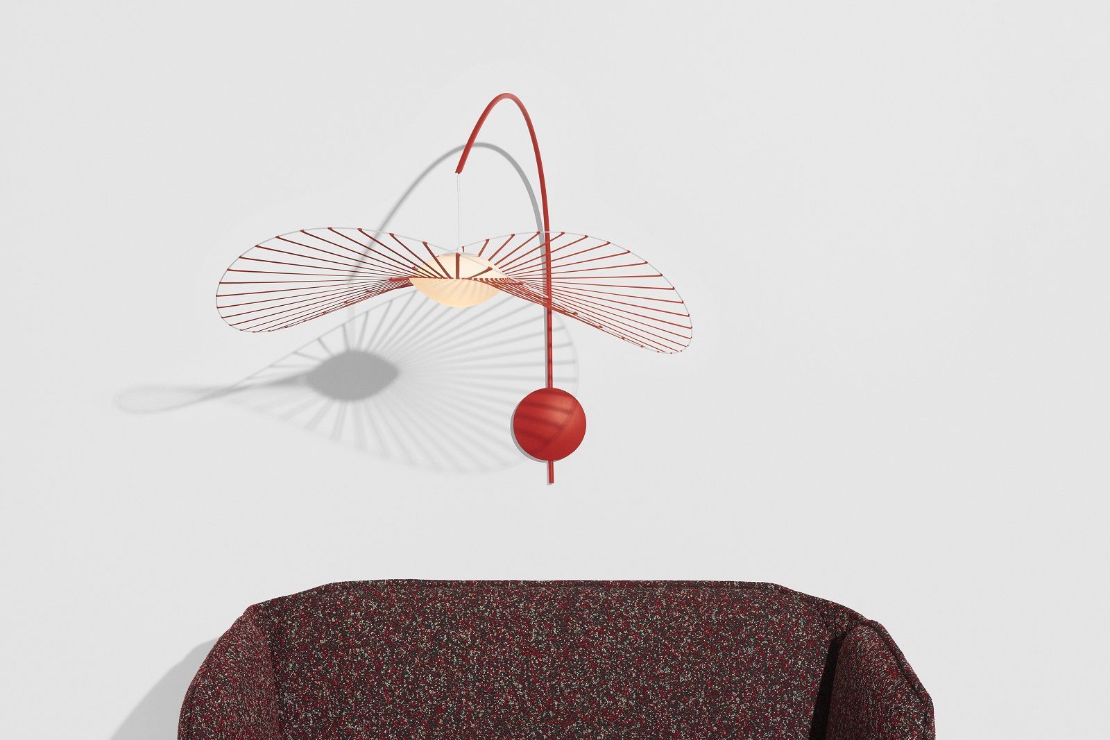 Vertigo Nova Wall lamp Wandleuchte Vermillion Petite Friture
