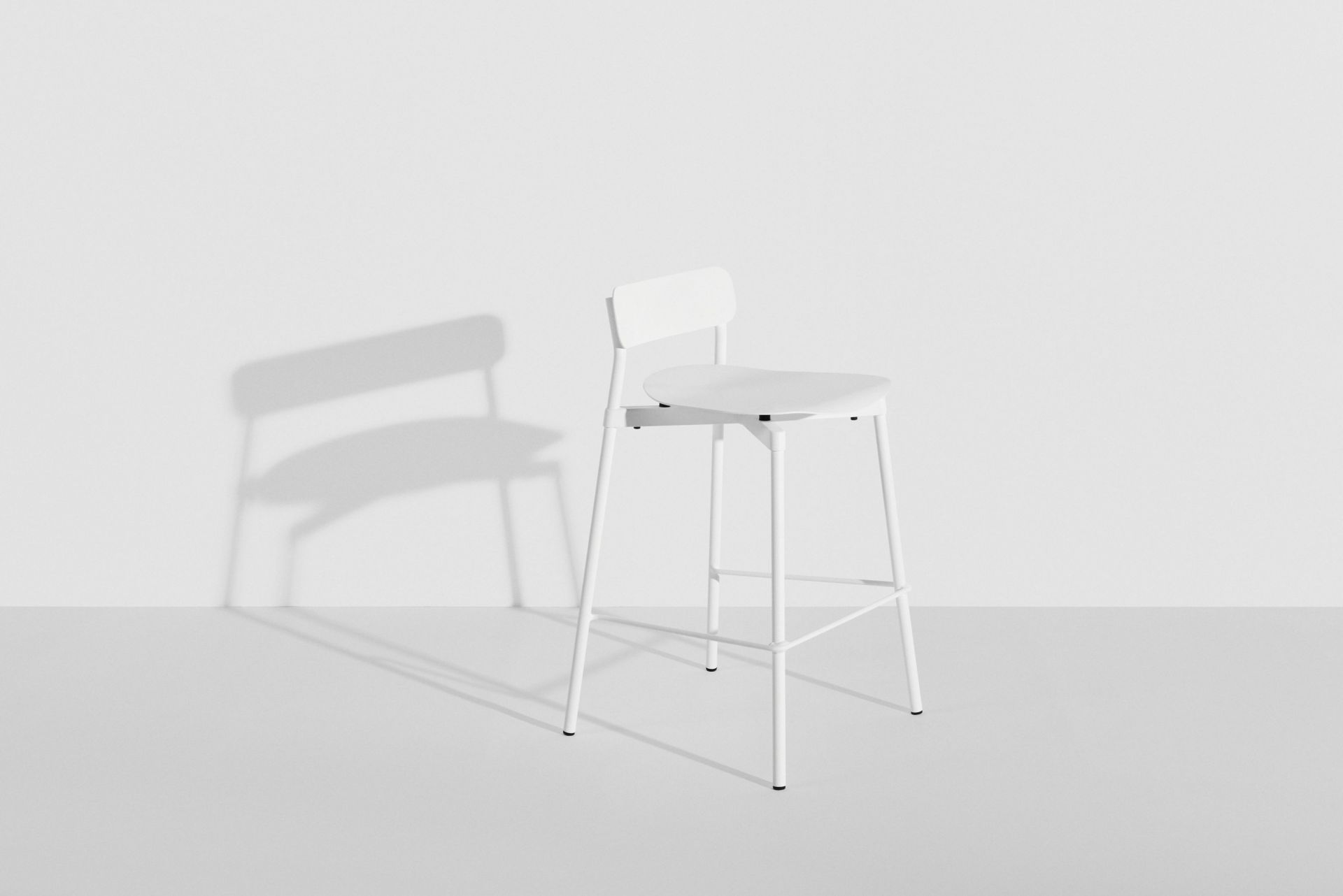 Fromme Barstool Barhocker H 65 cm Petite Friture Weiß Fromme Barstool Barhocker H 65 cm Petite Friture Weiß