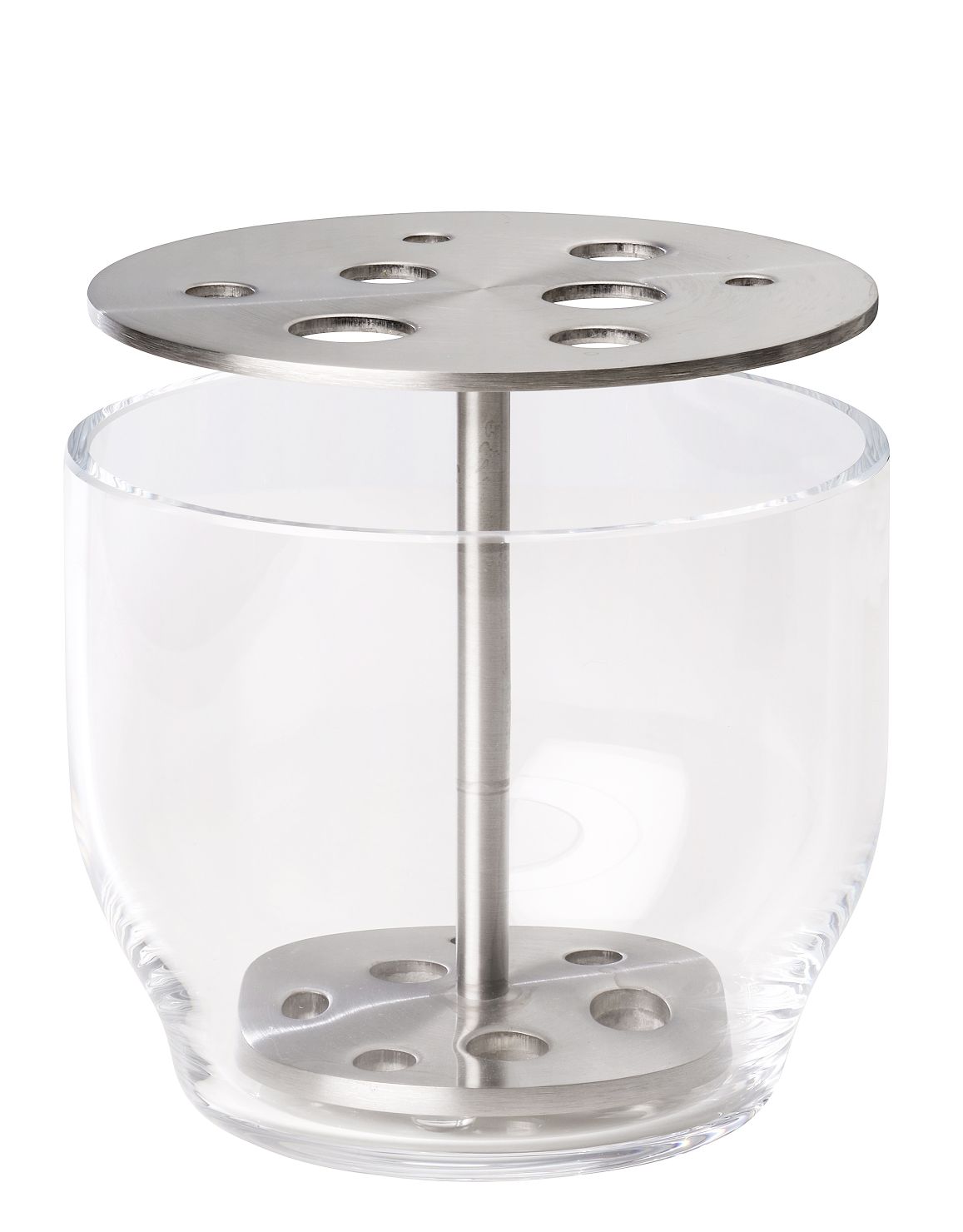 Ikebana Vase klein Edelstahl Fritz Hansen EINZELSTÜCK