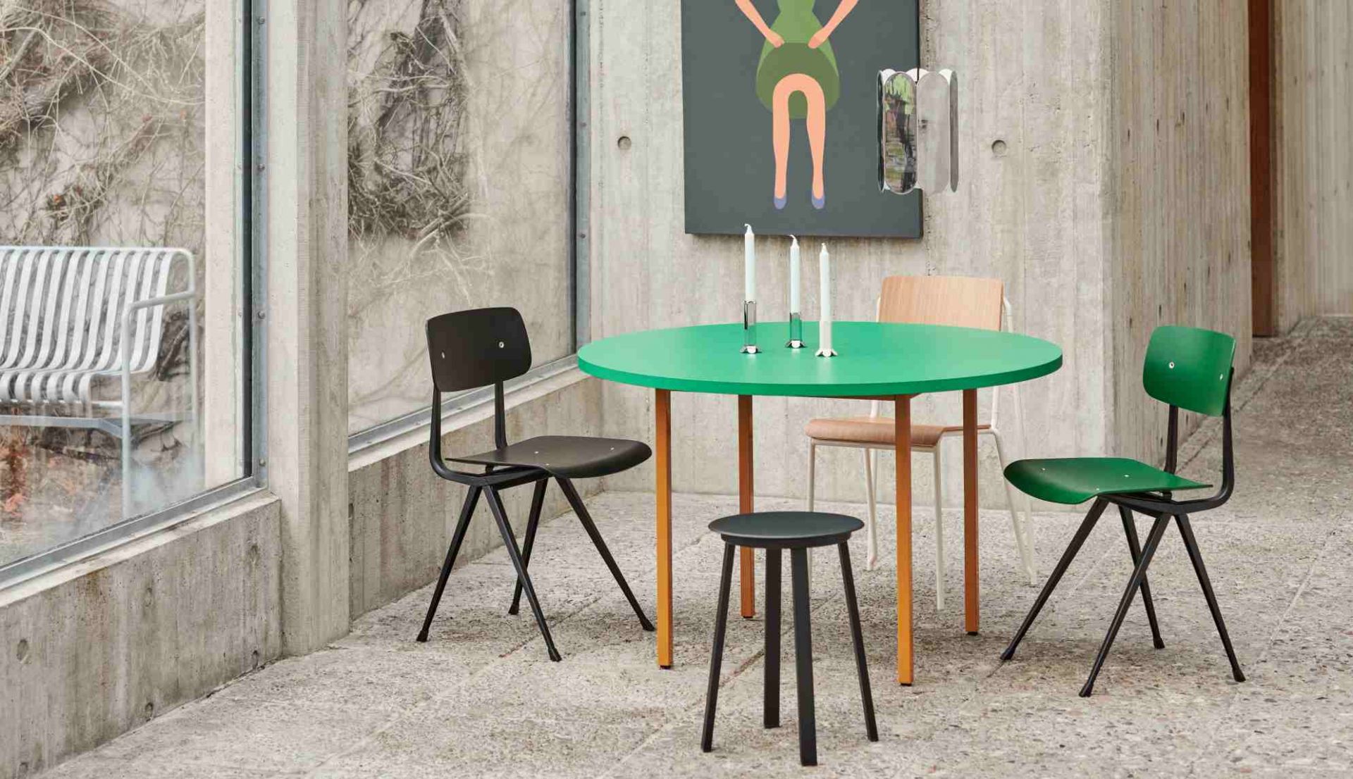 Two Colour Table Tisch 120 cm Hay