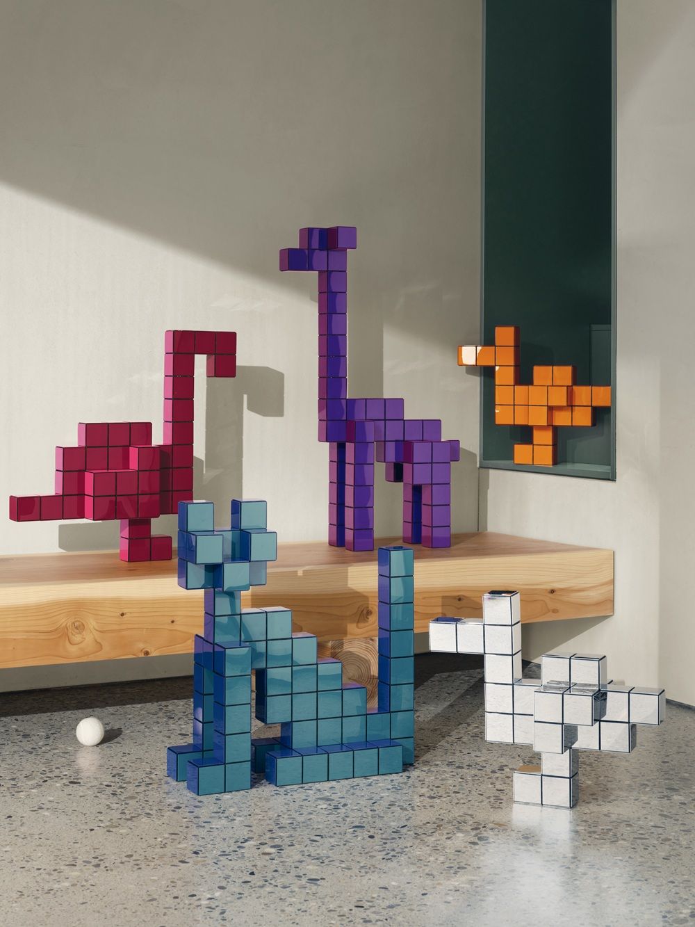Panton Cubes Duck Duoton Skulptur / Tierfigur Vitra