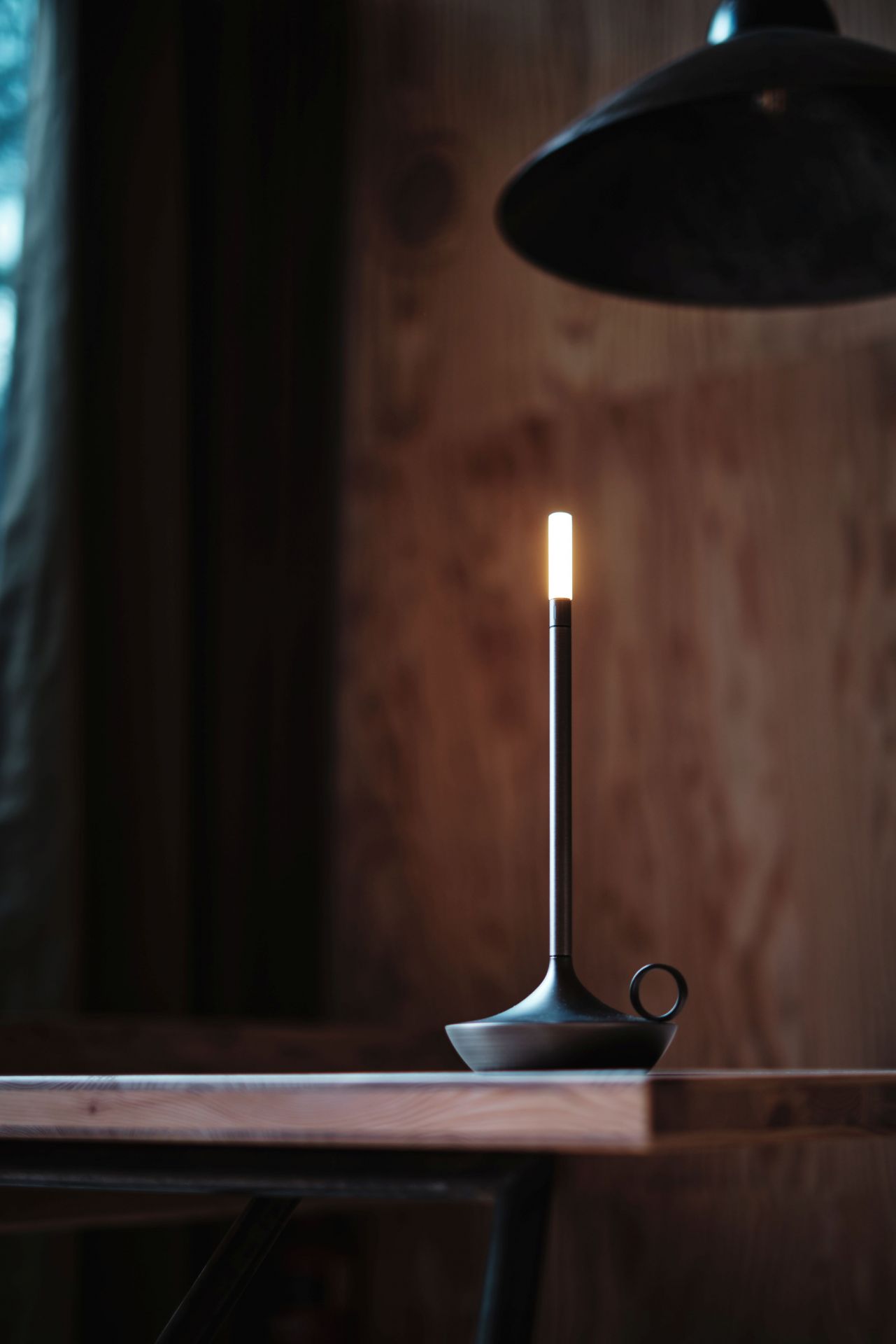 Wick Portable Akkuleuchte / Tischleuchte mit USB graphit Graypants