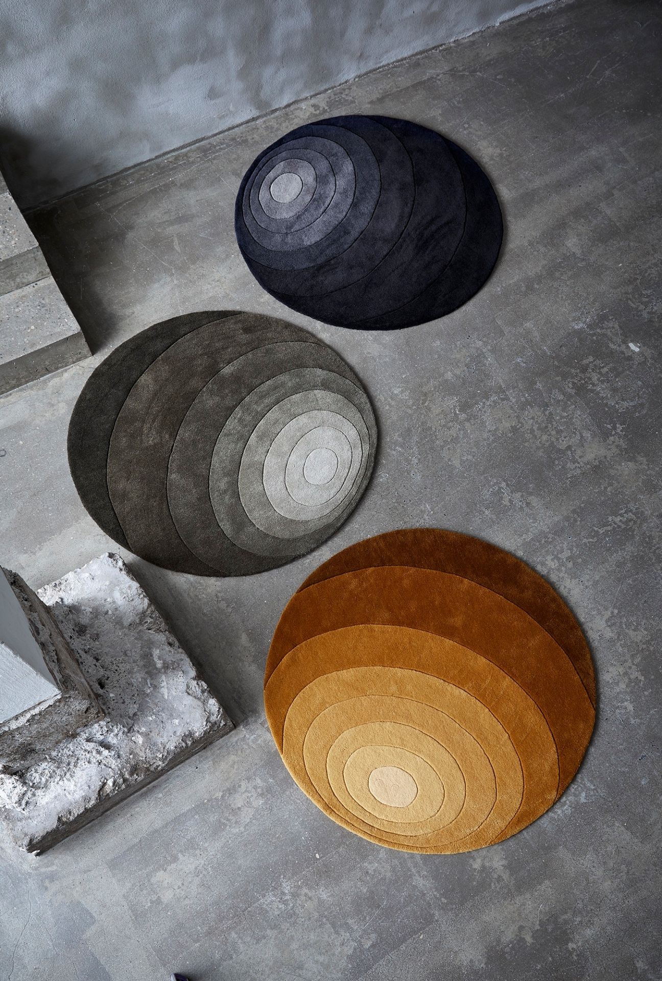 Luna Rug Teppich Dunkelgelb Verpan