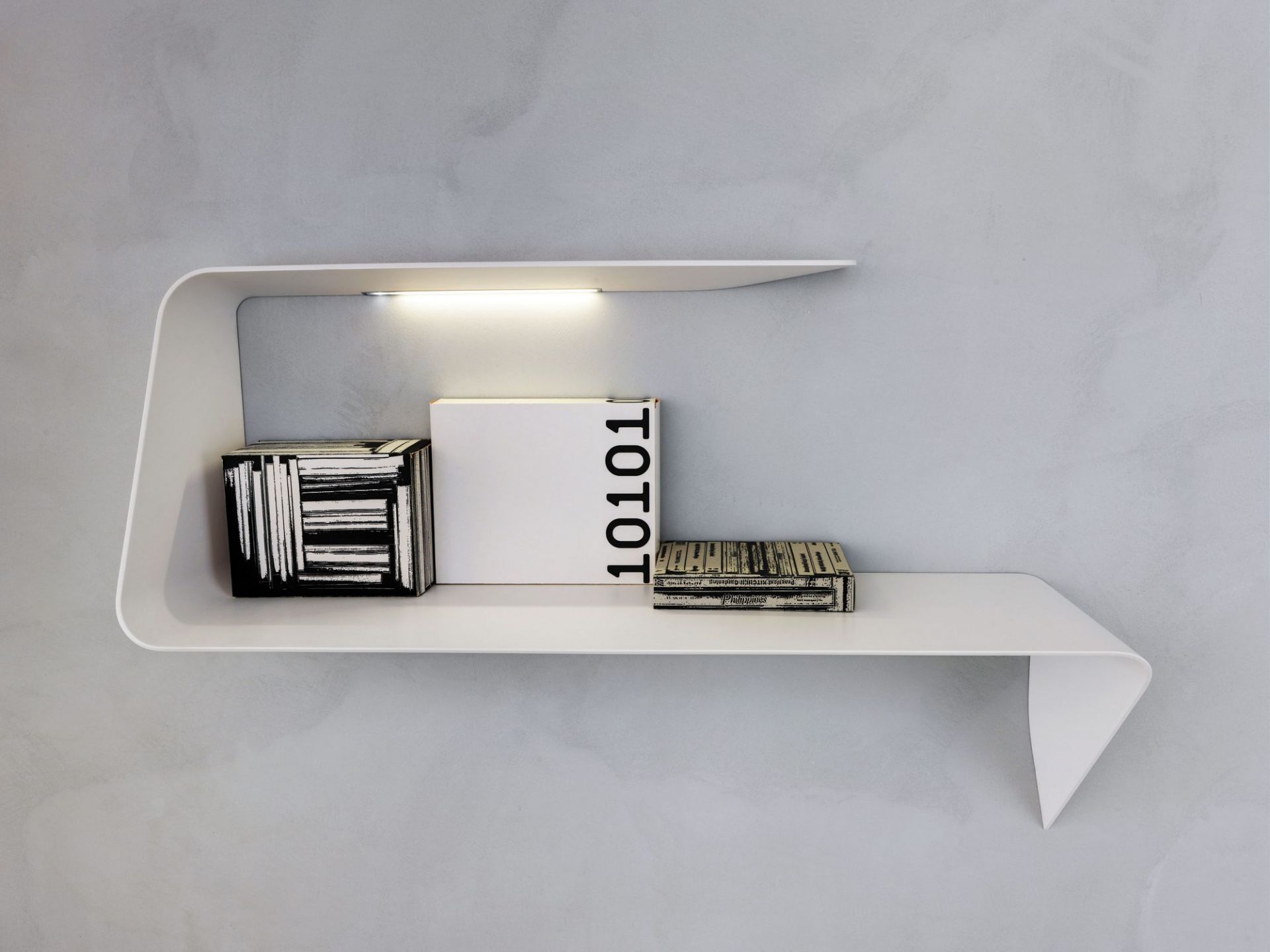 Mamba Ablage / Wandsekretär mit LED MDF Italia