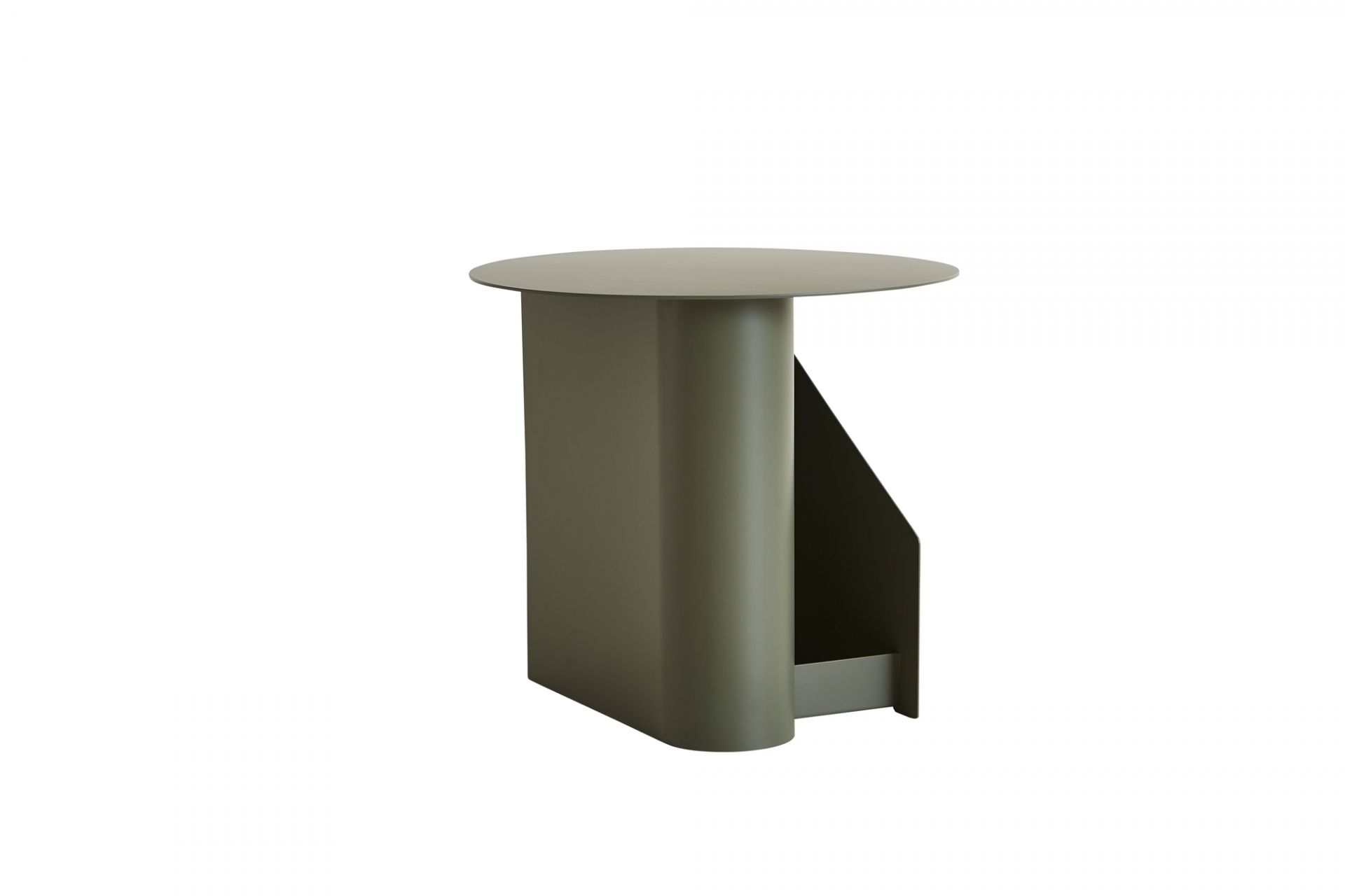 Sentrum Side Table Beistelltisch Staubiges grün Woud EINZELSTÜCK