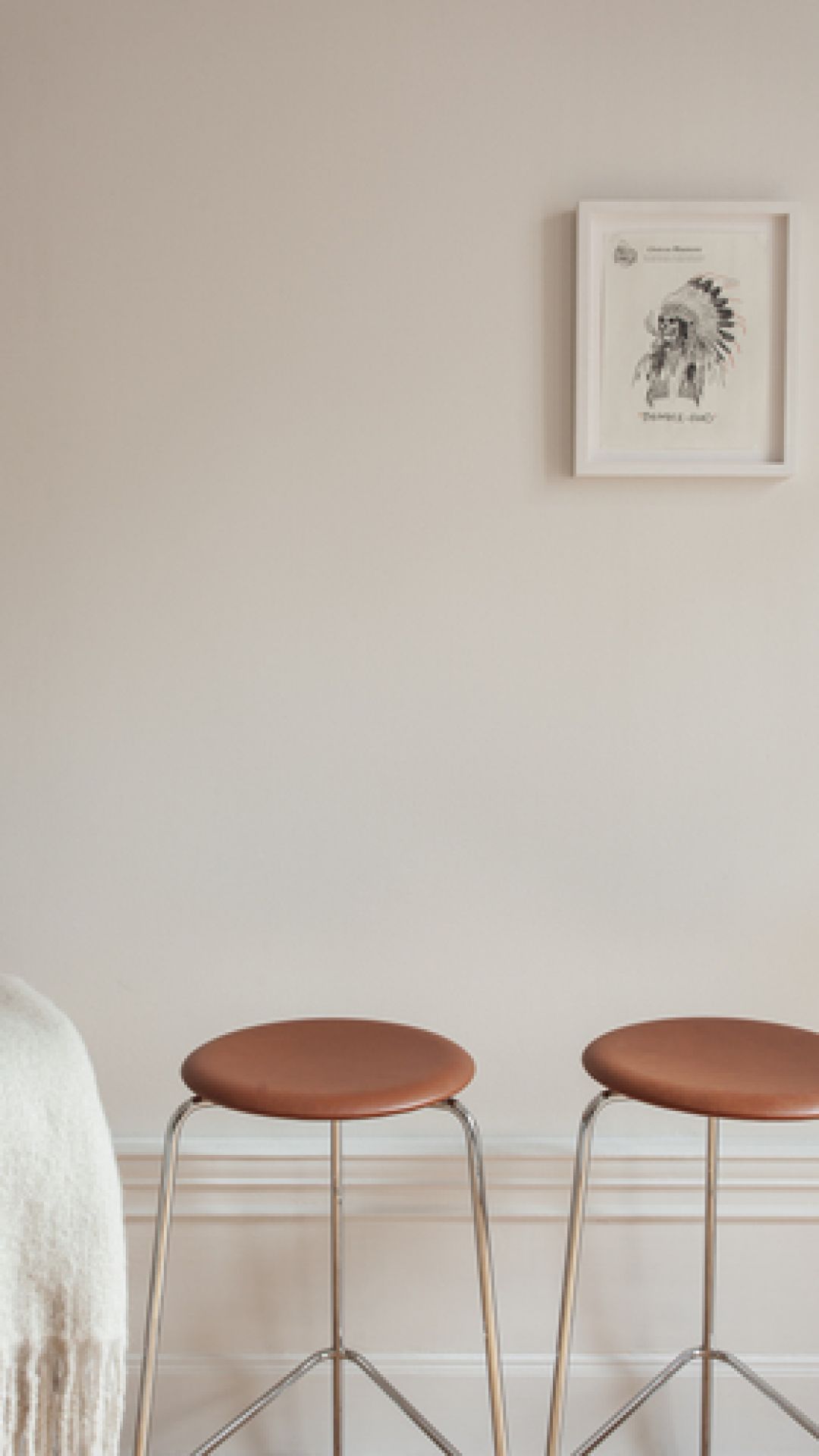 High Dot hoher Hocker / Barhocker Fritz Hansen