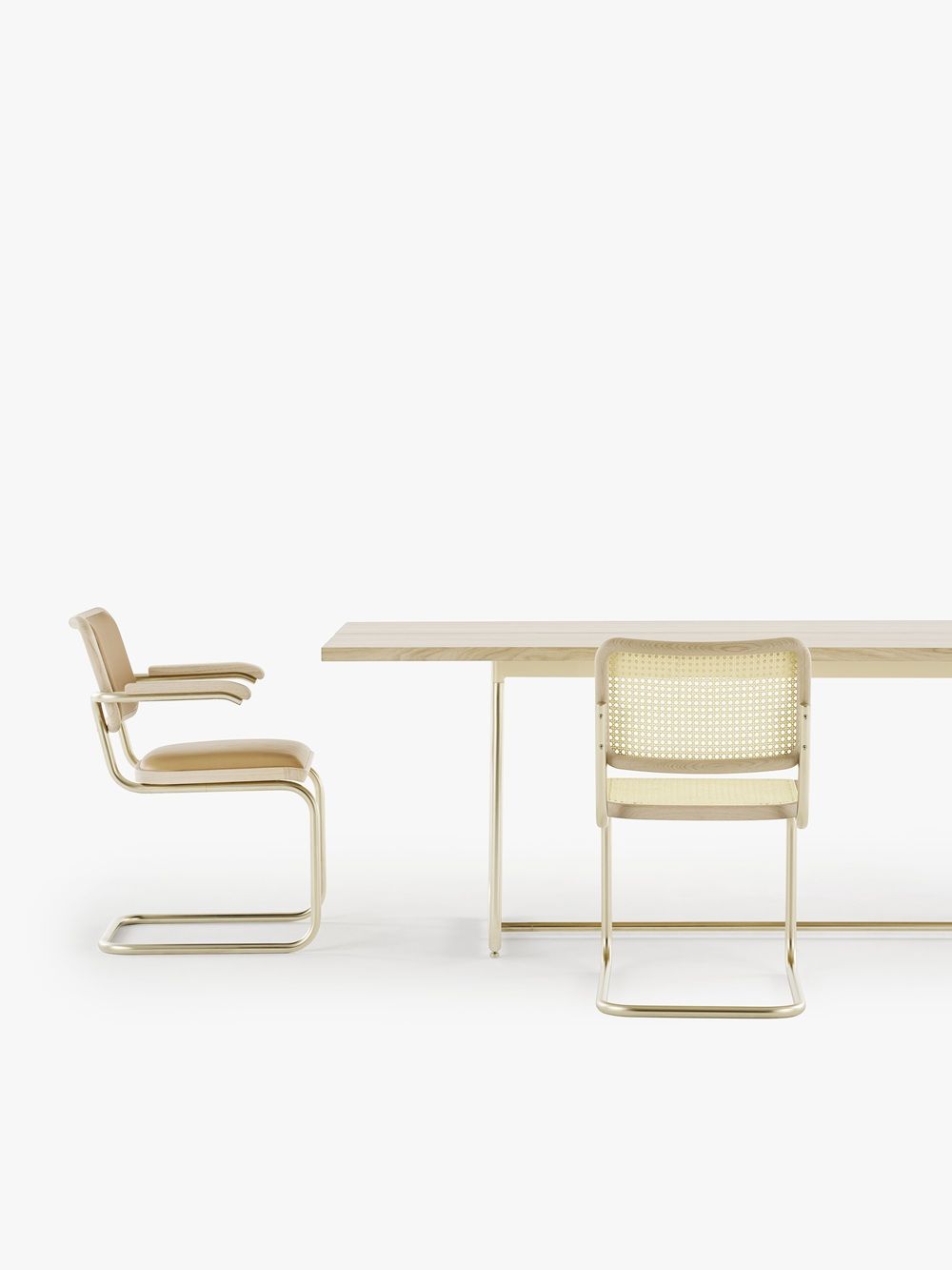 JS. Thonet by Jil Sander S 1070 / S1070 Konferenztisch Thonet