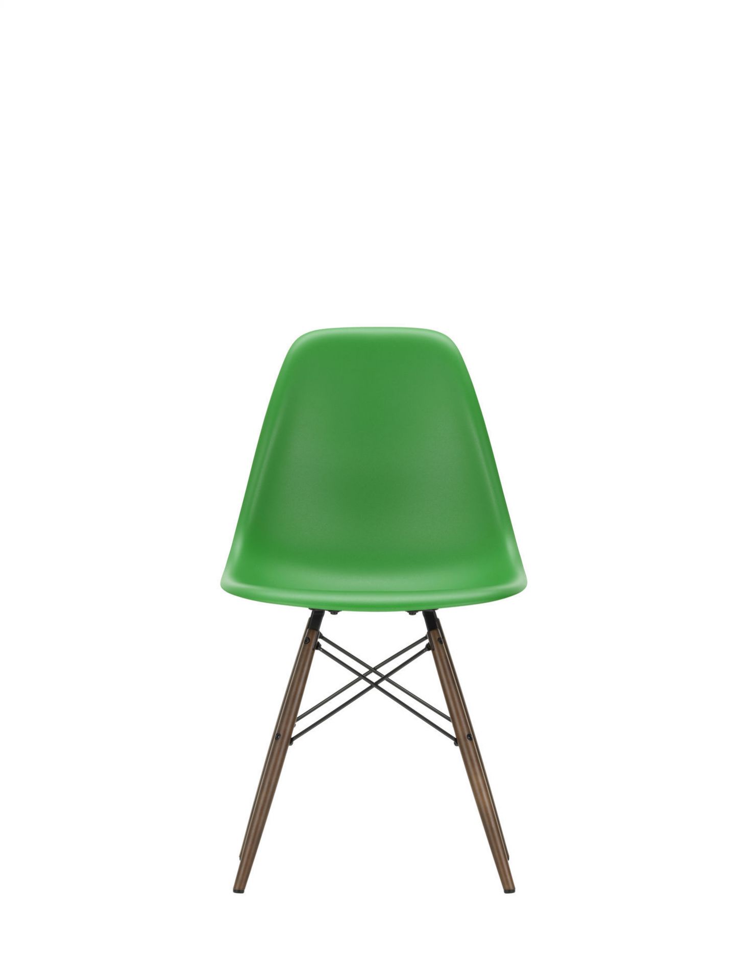 Eames Plastic Side Chair DSW Stuhl Vitra Esche honigfarben-Eisgrau
